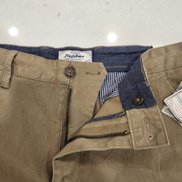 Flag and Anthem Pants Mens 35x30 Khaki Nashville Straight Stretch Chinos - Picture 5 of 12